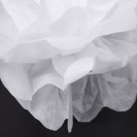 30pcs 4" 6" 8"(10cm 15cm 20cm) Tissue Pompoms Flower Balls Wedding Pom7272