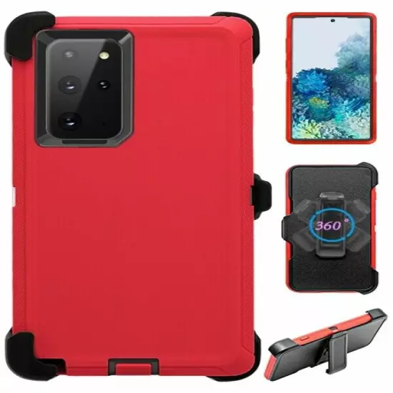 For Samsung Galaxy S20 / S20+Ultra 5G Defender Case w/ Clip fits Otterbox