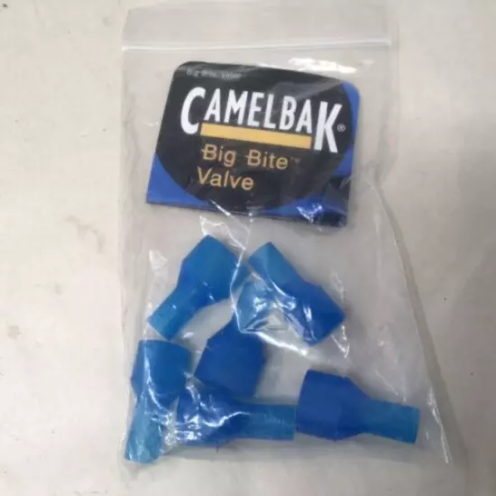 Camelbak Hydation Pack Big Bite Valve Replacement Lot Of 6 Blue New