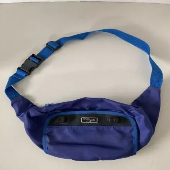 Gani Sport Fanny Pack Blue Adjustable Strap Lightweight Sport Vintage