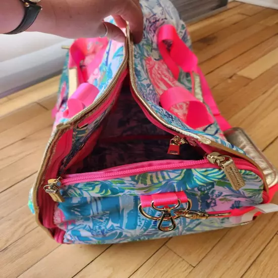 LILLY PULITZER Travel Bundle~ Rolling Carry-On 24" Suitcase and Garment Bag- NWT