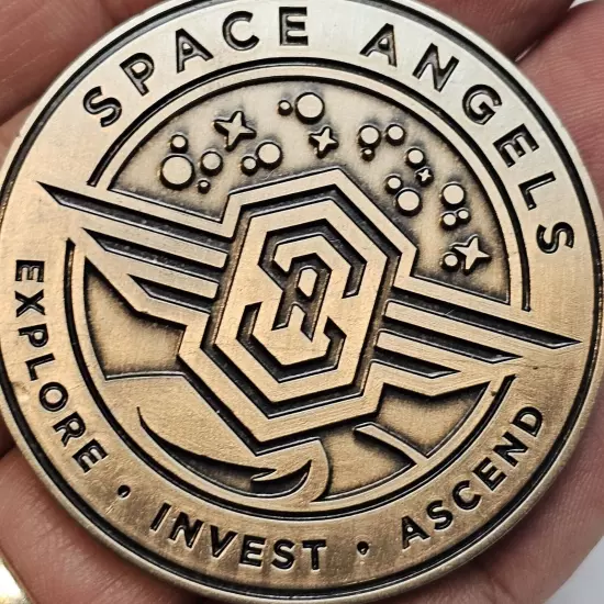 Space Angels Challenge Coin Expedition 19 Denver, CO A Mile Closer Investing 