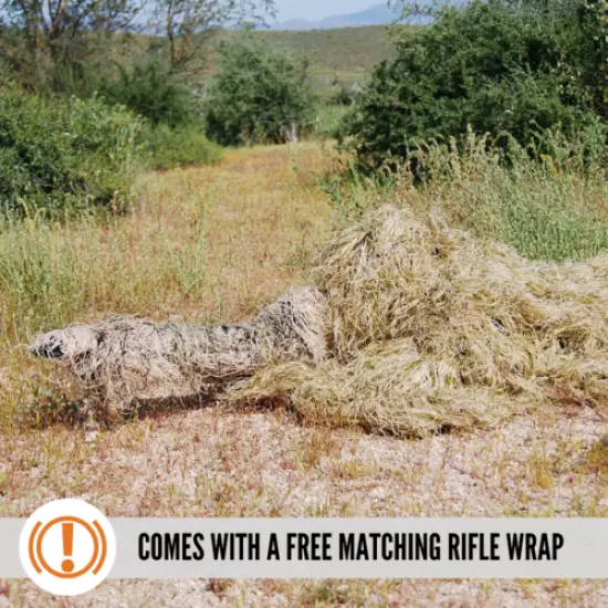 Arcturus Ghost Ghillie Suit | Super-Dense Dry Grass Hunting Camo