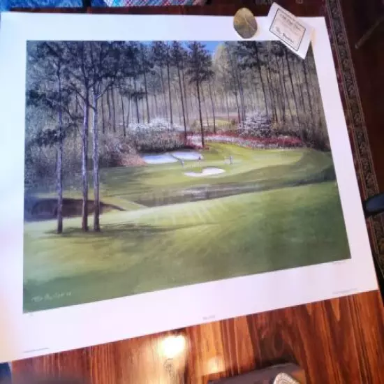 Peter Ellenshaw, Augusta Country Club,12th Hole Signed/Numbered, Mill Pond Press