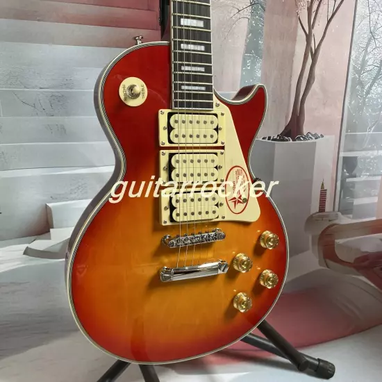 Greco EG600PR 1979-Red Sunburst Rare Ace Frehley LP Custom electric guitar