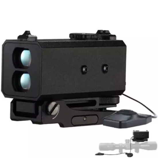 Mini Tactical Rifle Scope Laser Hunting Range Finder Sight Distance Meter 700m