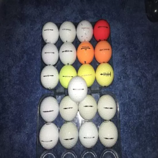 21 Volvik / Mg Mix 5A/4A Mixed Color Golf Balls. Used