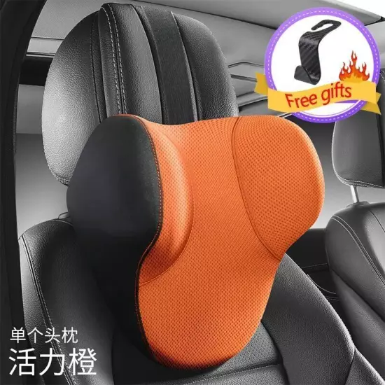 Neck Pillow Car Seat Pillow Support Auto Lumbar Cushion Car Headrest Support