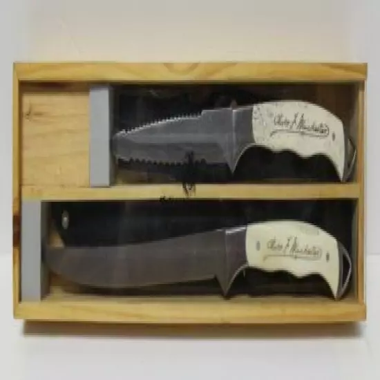 New Oliver F. Winchester Signature Handle Bone Fillet & Bait Fishing Knife Set