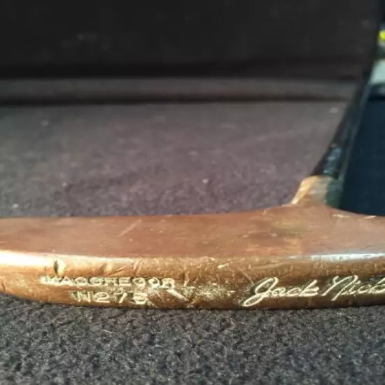 Vintage 1968 Jack Nicklaus "White Fang" MacGregor N275 Blade Putter Rare