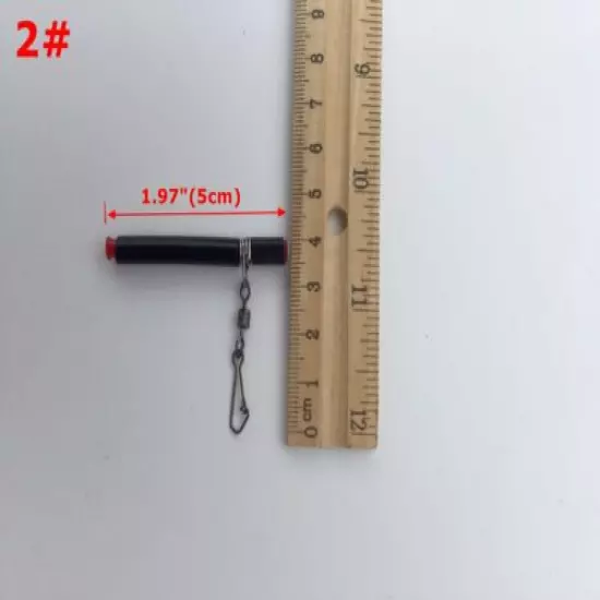 20-100PCS Sinker Slides Slider with Steel Bearing Fishing Swivels Snap Connector