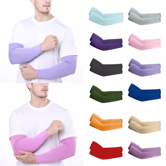 Summer Sun Protection Cooling Arm Sleeves UPF 50 Sun Sleeves for Men Women Youth