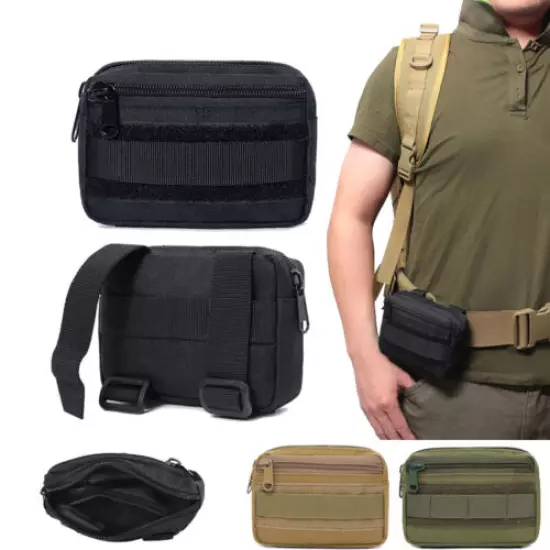 Tactical Mini Molle Pouch Belt Bag Fanny Pack Mobile Phone Cover Cigarette Pack