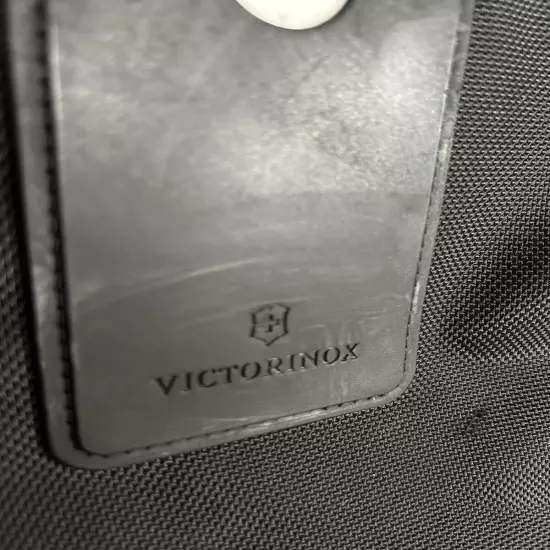 Victorinox Black Computer Laptop Bag Briefcase Organizer Business Shoulder Strap