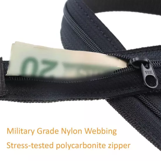 Travel Belt Belt For Men Travel Belt With Pocket Cashsafe Non Metal Buckle Nylon