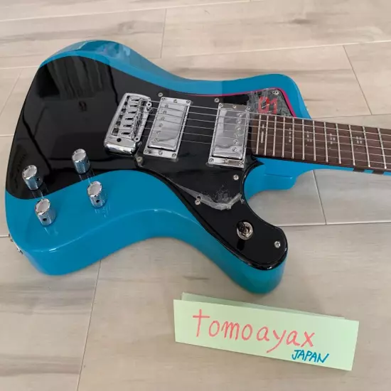 GrassRoots G-STREAM-Miku Hatsune Miku model electric guitar with gig bag JAPAN