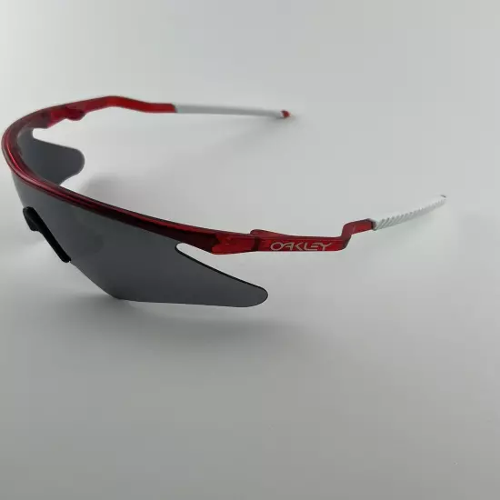 Oakley M Frame Crystal Red Black Iridium Heater Gen 1 Mumbo White Ear Socks 90’s