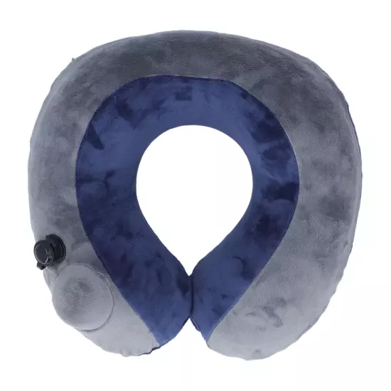 Self Inflatable Travel Pillow U Shaped Portable Neck Chain Support for Sleeping