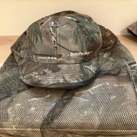 Set Of 3: Camouflage Hats: Bass Pro, 2 X Superior Bowen Asphalt Hats Caps Snp/Bk