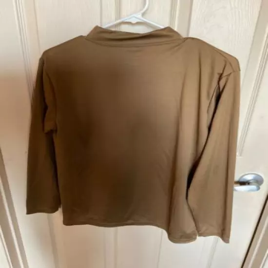 Outfitters Ridge Bullseye Long Sleeve ShirtLarge 42-44 rust brown color