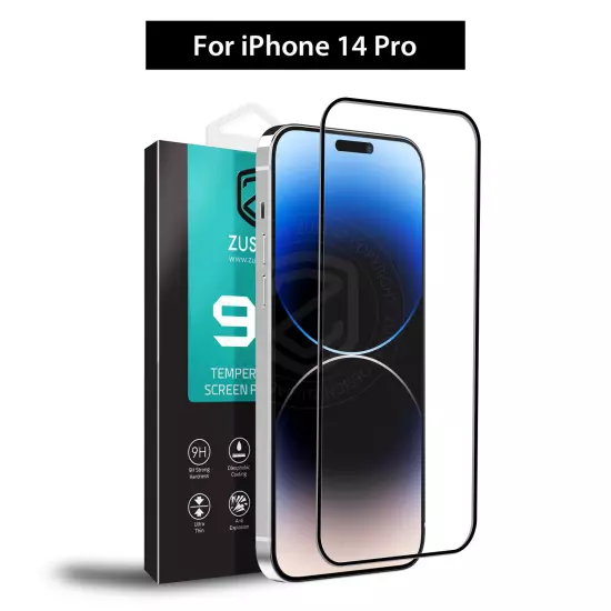 For iPhone 16 15 14 13 12 11 Pro XS Max XR Plus Tempered Glass Screen Protector