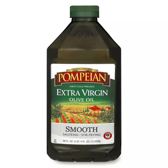 Pompeian Smooth Extra Virgin Olive Oil First Cold Pressed Mild and Delicate F...