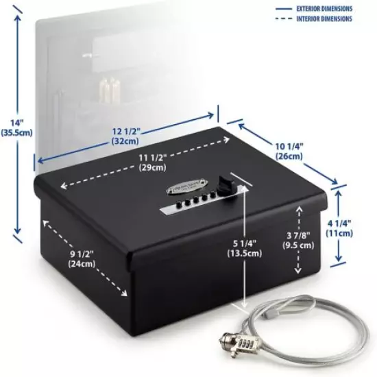 Viking Security Safe VS-12LSX Mechanical Safe Simplex Lock Two Gun Safe Handgun