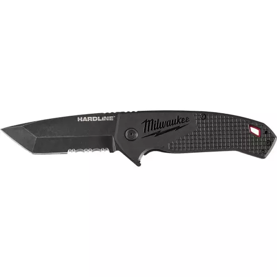 Milwaukee 3 In. Hardline Serrated Tanto Blade Pocket Knife