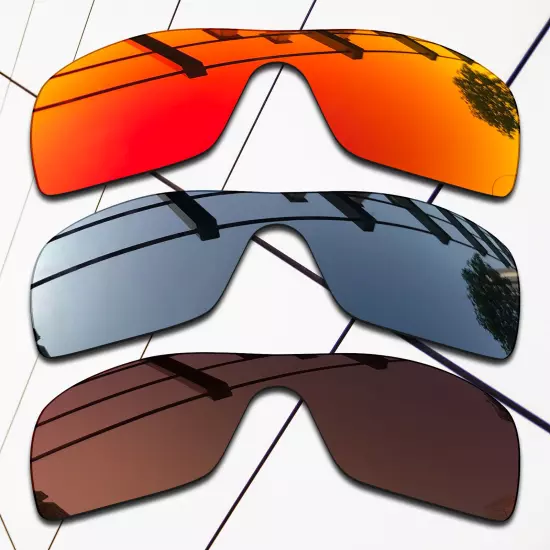 TRUE POLARIZED Replacement Lenses for-Oakley Batwolf Frame OO9101 Multi-Colors