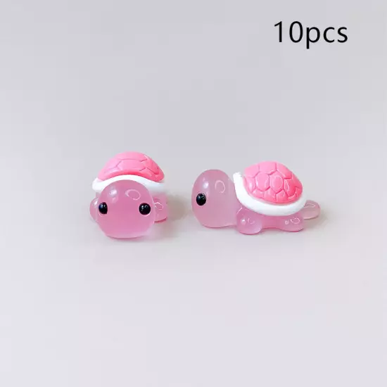 10Pcs Mini Turtles Luminous Ornament Crafts Tiny Turtles Home Decoration Gift Sn