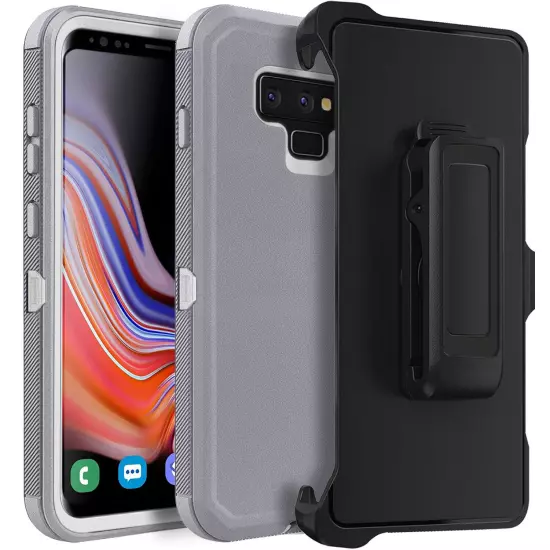 For Samsung Galaxy Note 9 Heavy Duty Shockproof Phone Case Cover / Belt Clip