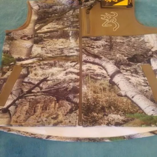 Browning Mossy Oak 3056983002 Women's Mercury Camo Hells Canyon Vest Size M