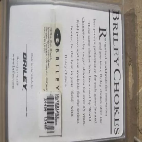 Briley Chokes Super Turkey ( 12 Ga Fits Moss/Ulti-Mag ) New