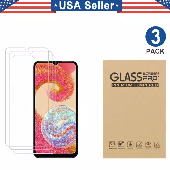 3PK Tempered Glass Samsung Galaxy A03S A04e A12 A13 A14 A23 A33 A42 A52S A53 A54