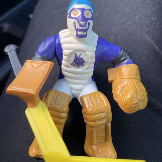 Player Goalie Dog Vntg 1995 For Nerf Bash Back Alley Street Hockey Replacement