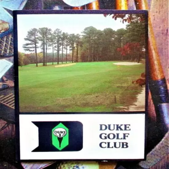 vtg - Scorecard - DUKE GOLF CLUB gc - Durham NC - Blue Devils - University