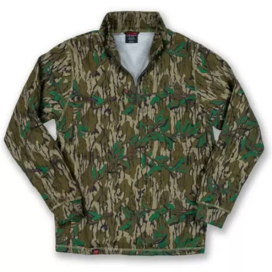 Mossy Oak Vintage 1/4 Zip Jacket, Camo Pullover