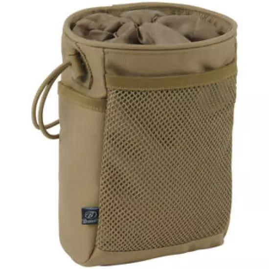 Brandit MOLLE Pouch Tactical PALS Outdoor Organizer Mesh Army Webbing Camel