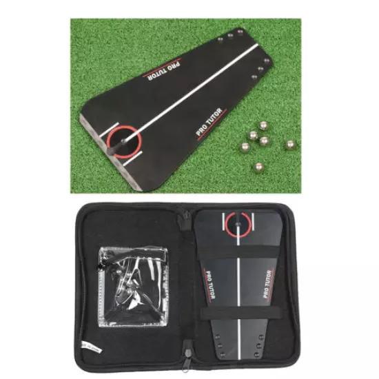 Golf Putting Aid Mirror Putter Swing Trainer Practice Putting Tutor Tool