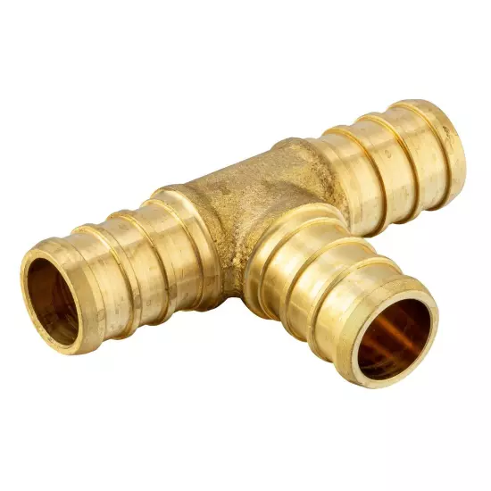 EFIELD 30PCS 1/2" PEX Crimp Brass Fittings Elbow, Coupling, Tee(10 /Ea),No Lead