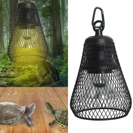 Timeable Reptile Heat Lamp Dimmable Tortoise Lizards UVA UVB Lamp Cover US