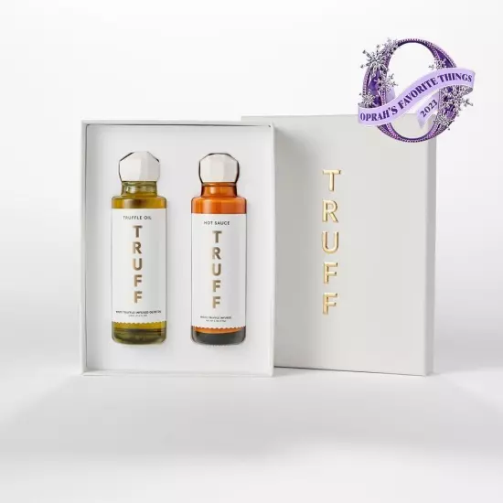 TRUFF White Truffle Gift Set, Oil and Hot Sauce, Holiday 2-Pack 