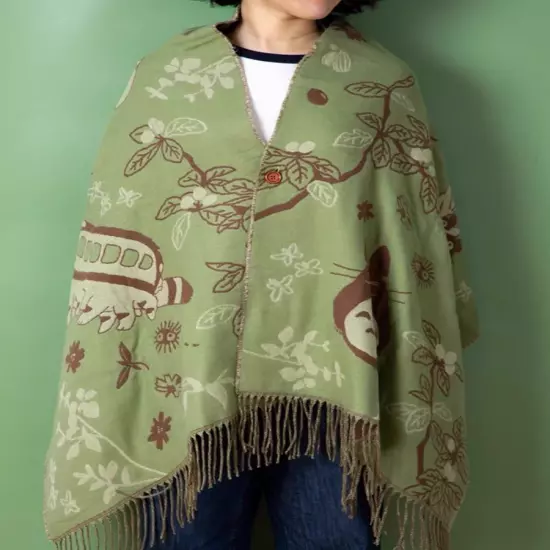 My Neighbor Totoro Winter Scarf with Buttons Studio Ghibli 62*200cm