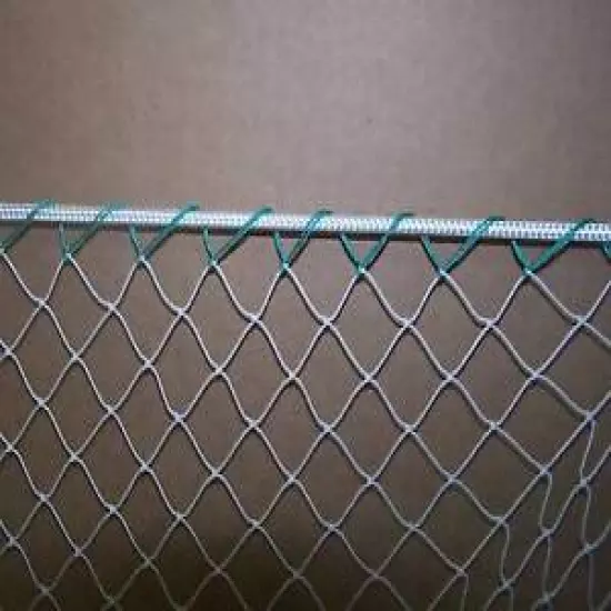 100' x 12' Golf Barrier Backstop Netting With 5/16" Nylon Top Rope Border 1" -#9