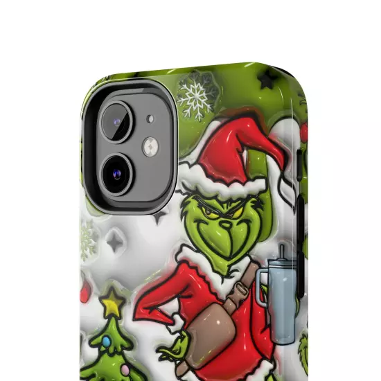 Grinch Tough Phone Cases Samsung S20 S21 S22 S23 Iphone 15 14 13 12 11