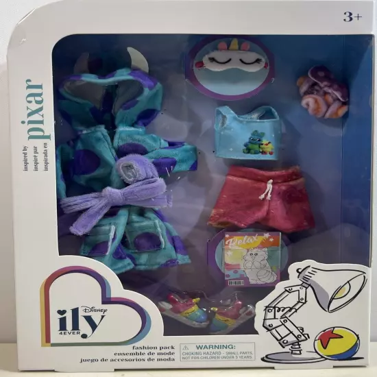 Disney ILY 4 Ever Pixar Fashion Pack 11" NEW