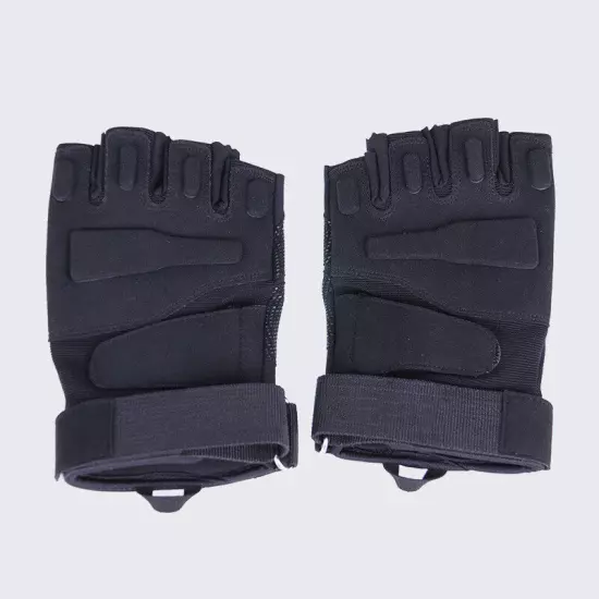 Fitness Outdoor Cycling Camo Touch Screen Tactical Half Finger Breathable Gloves