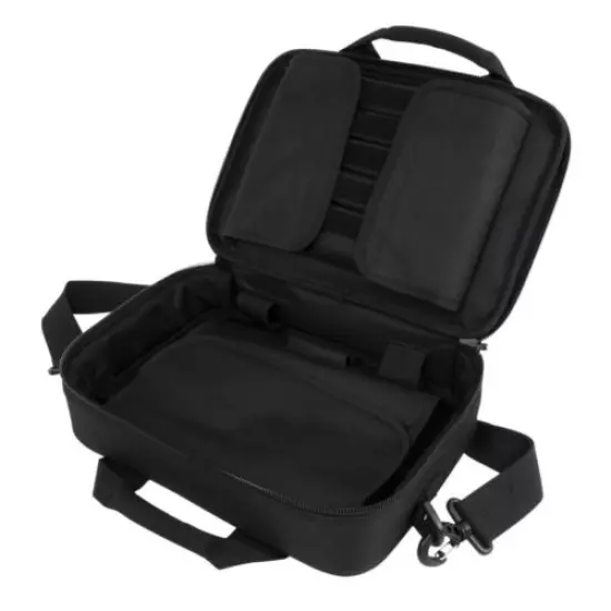 Black Double Pistol Range Bag Gun Case fits Ruger SR9 SR40 Security-9 American