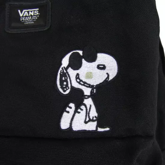 VANS x Peanuts Black Backpack Joe Cool 2017 Sk8 Old Skool Snoopy & Woodstock