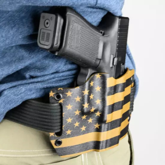 OWB Kydex Holster We The People Tan for GLOCK Handguns